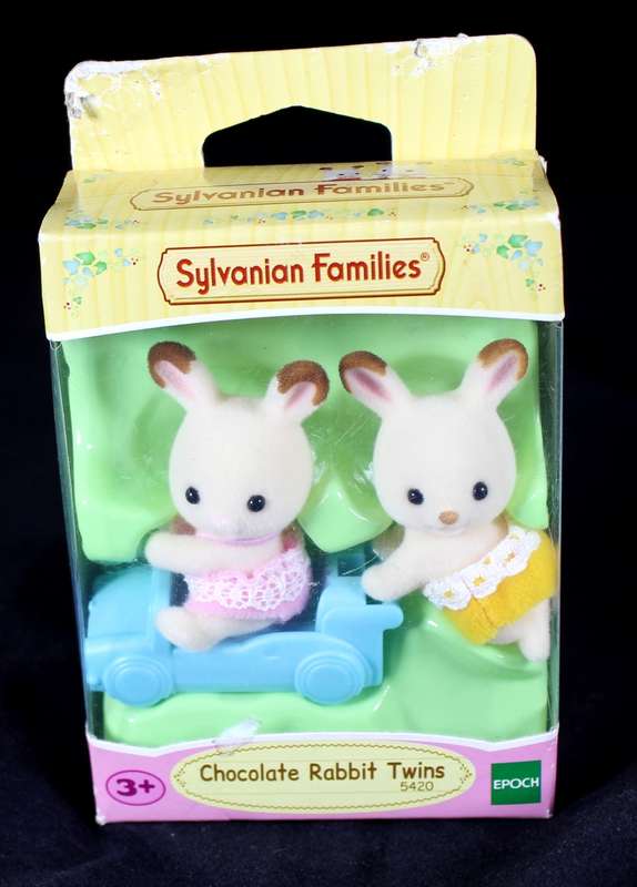 Sylvanian twins - Chocolate rabbit twins 5420