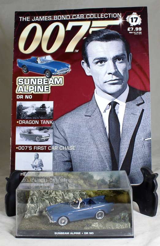 JAMES BOND 007  UNIVERSAL HOBBIES- Sunbeam Alpine ( Dr No #17 )