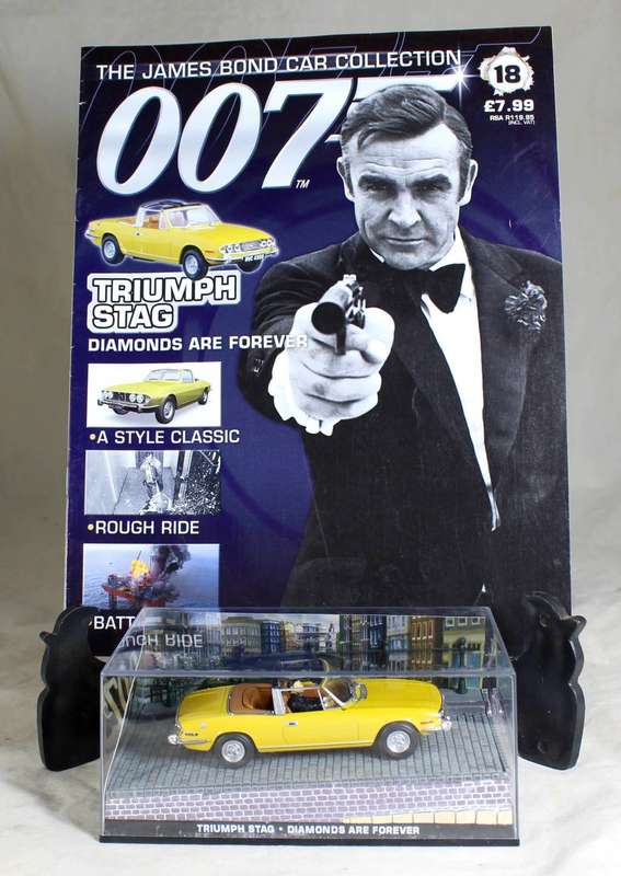 JAMES BOND 007  UNIVERSAL HOBBIES- Triumph Stag ( Diamonds Are Forever #18 )