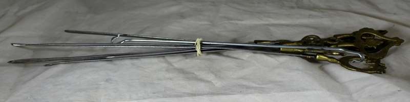 Set of Brass & Metal Skewers - 7 Pieces
