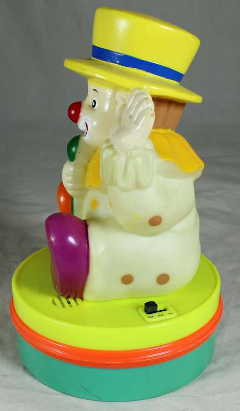 Clown With Yellow Hat and Odd Shoes