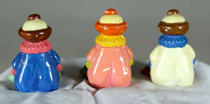 Set of 3 clowns