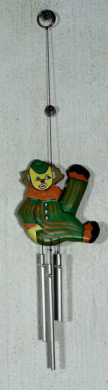 Clown wind chime
