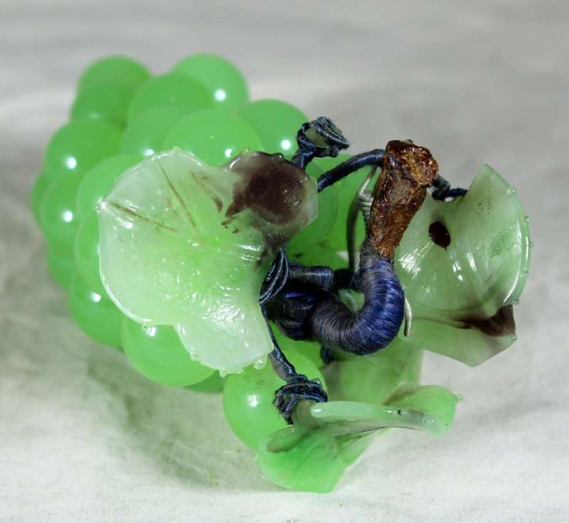 Green grapes - semi precious stone