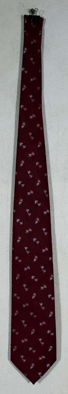 Afimoda hand tailored maroon tie
