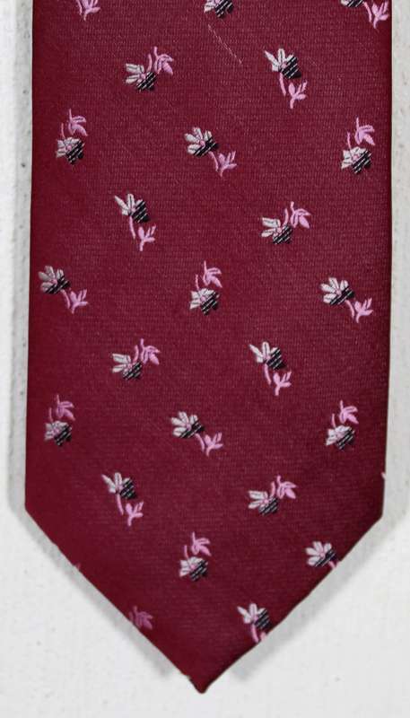 Afimoda hand tailored maroon tie