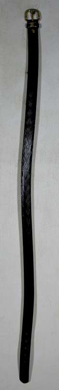 Danbury woven black belt