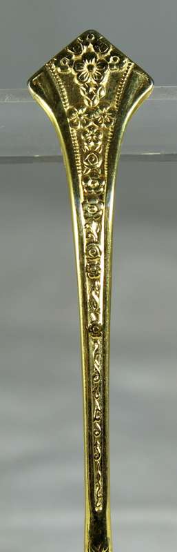 Eetrite 24Ct gold plated Fleur sugar spoon