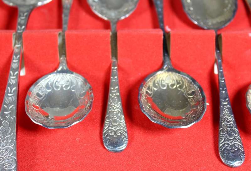 Rodd EPNS silver table set