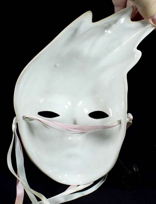 Large porcelain opera mask