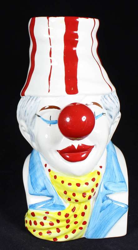 Large clown vase - Yellow cravat