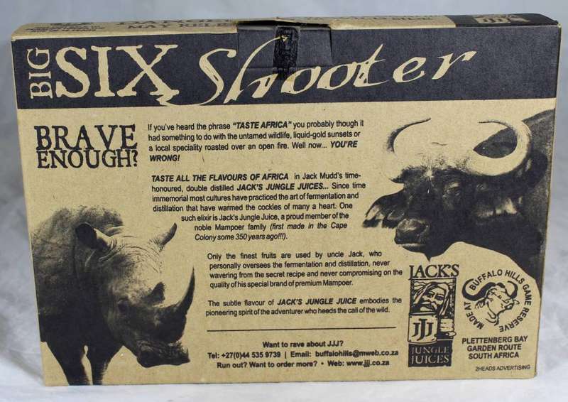 Jack`s Jungle Juices - Big 6 shooters - Set of 6 - 45ml bottles