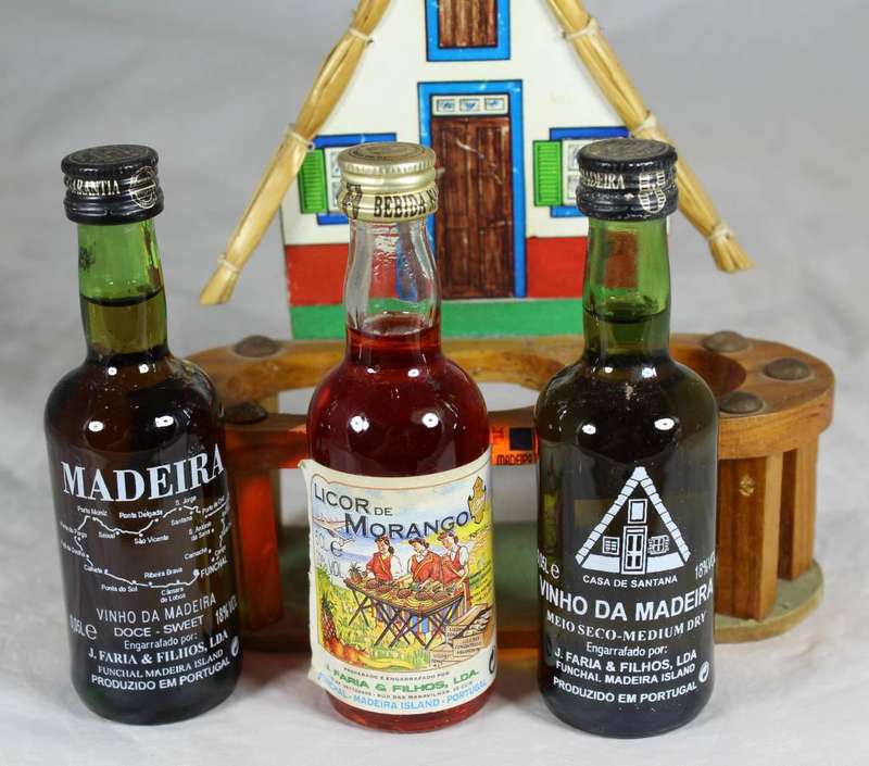 Madeira - Vino & Liqueur - set of three