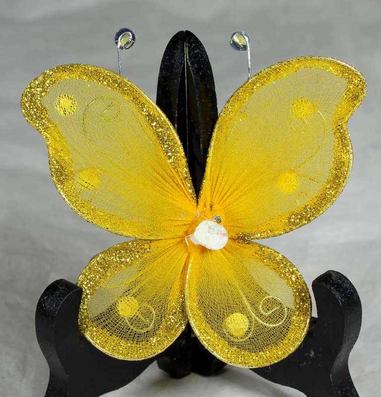 Silk look butterfly