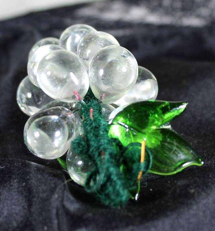 Clear Glass Grapes