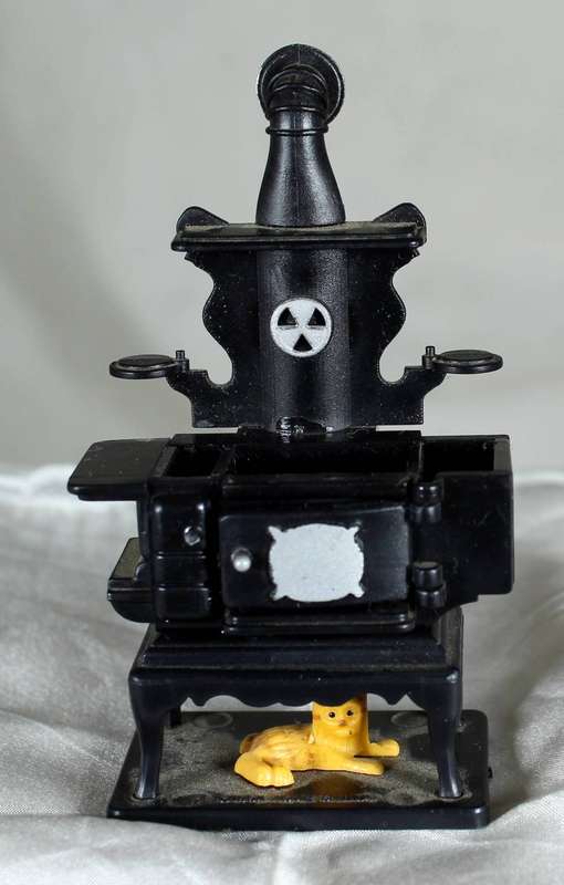 Old stove fridge magnet
