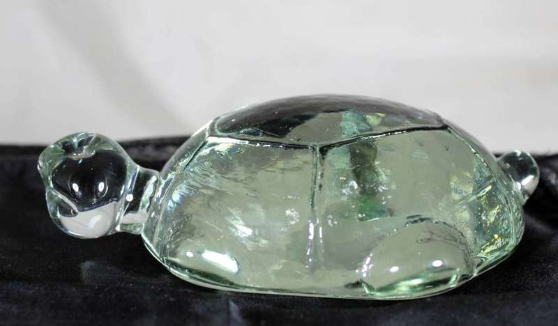Paperweight glass tortoise