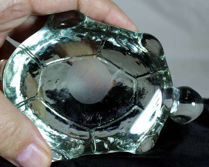 Paperweight glass tortoise