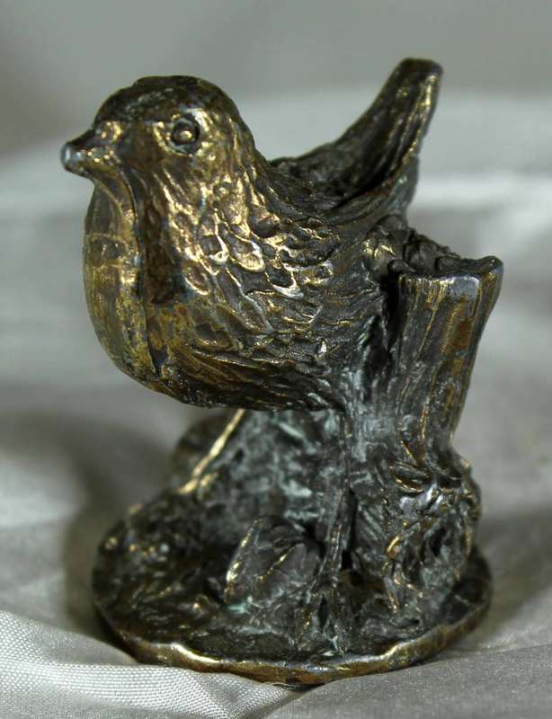 Brass long legged bird
