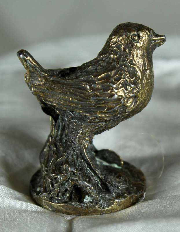 Brass long legged bird