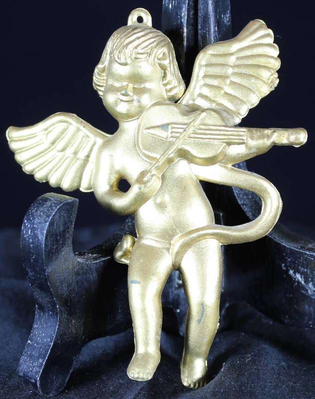 Golden angel - wall decoration - playing violin