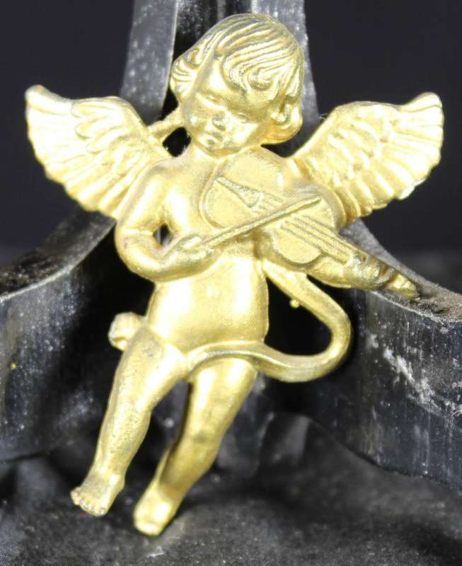 Golden angel - wall decoration - playing violin