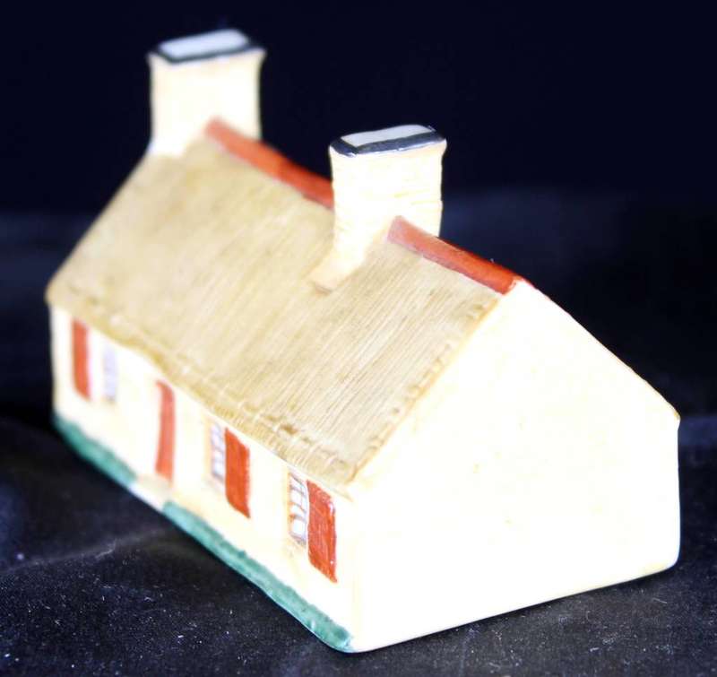 WH. Goss miniature model of burns cottage
