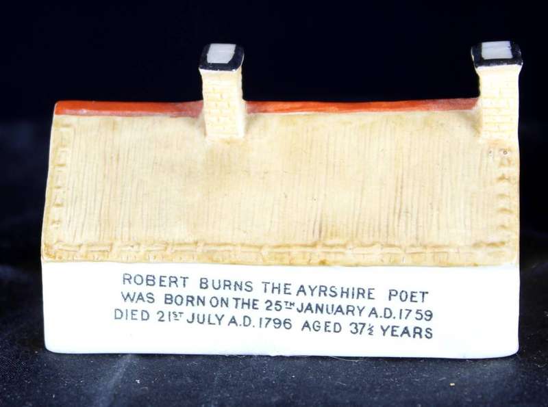 WH. Goss miniature model of burns cottage