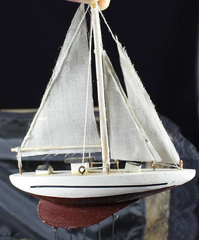 Sailboat wind chime