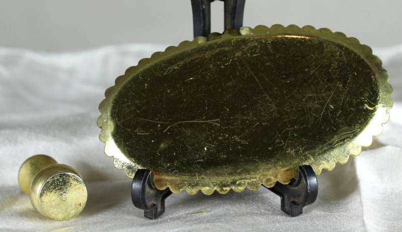 Miniature brass tray with cups & water jug