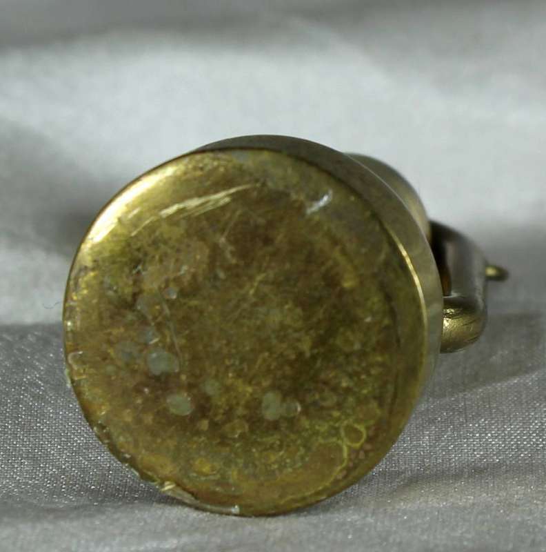 Miniature brass storm lamp