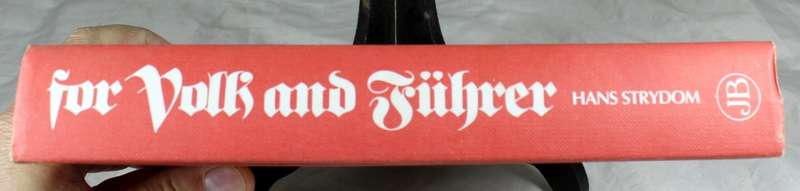 Hans Strydom - For Volk and Fuhrer - ISBN:0868500348