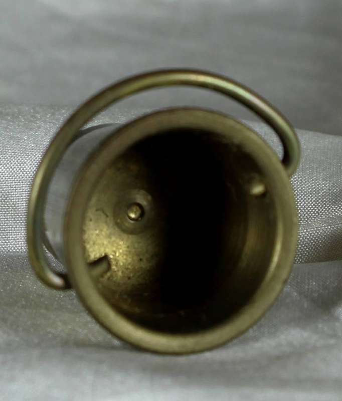 Miniature brass fire bucket
