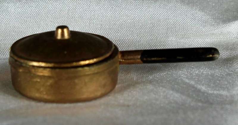 Miniature Copper - Lidded Pan