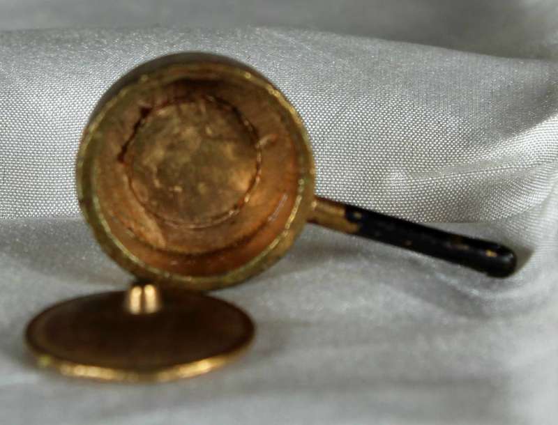Miniature Copper - Lidded Pan