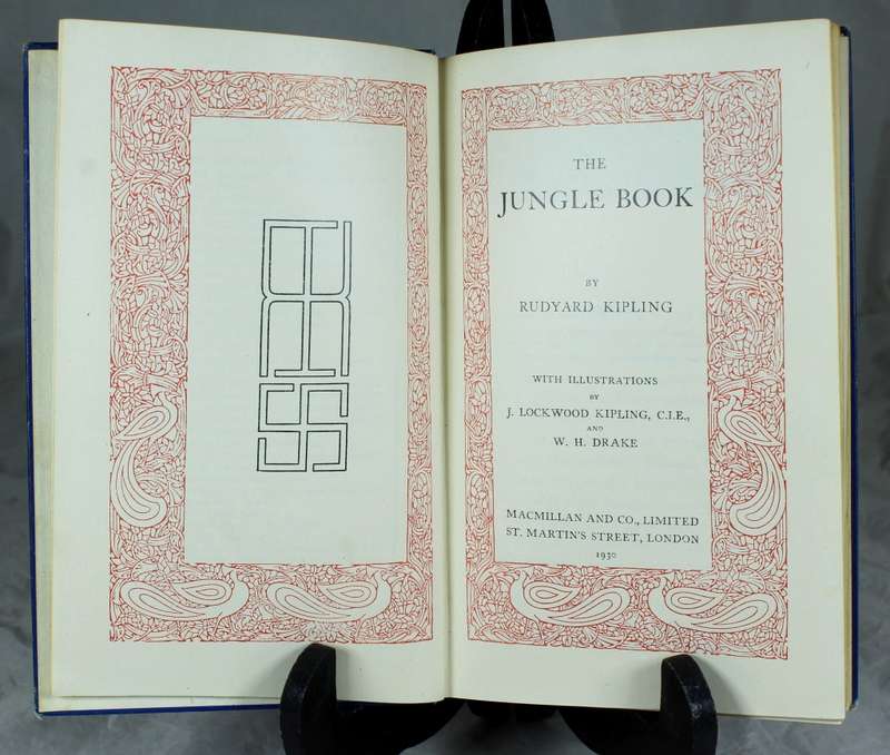 Rudyard Kipling - The Jungle Book - 1930