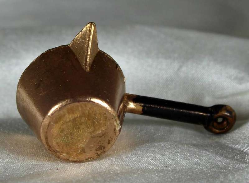 Miniature Copper - Lidded Pouring Pot