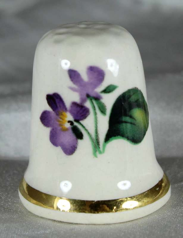 Thimble - purple flowers