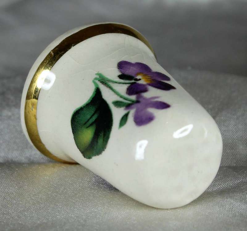 Thimble - purple flowers