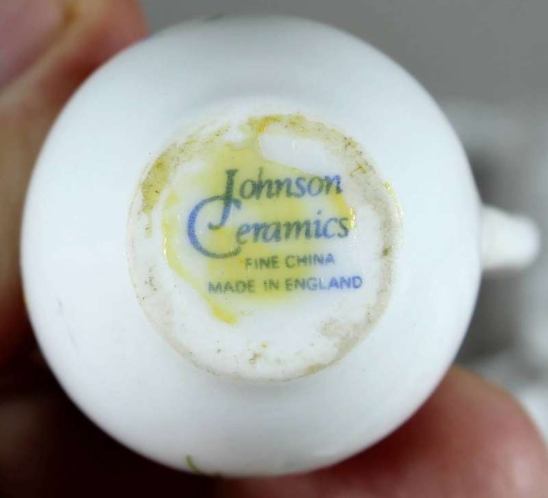 Miniature porcelain - johnson pitcher