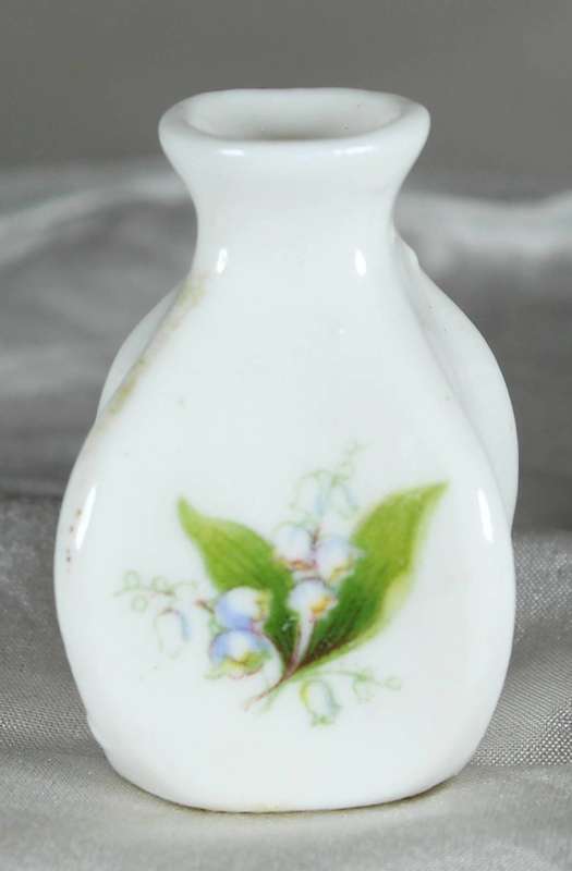 Miniature porcelain - posy vase