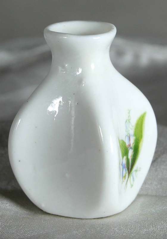 Miniature porcelain - posy vase