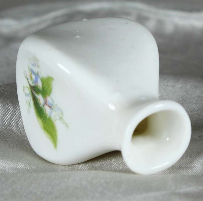 Miniature porcelain - posy vase