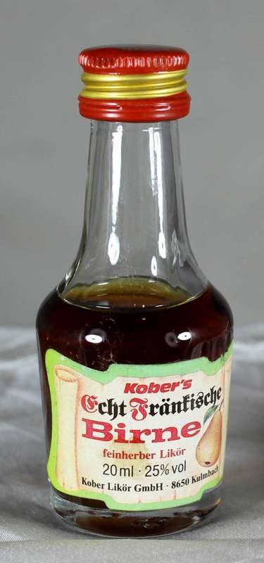 Mini Liquor Bottle - Kobers Birne (German) (20ml) - BID NOW!!!