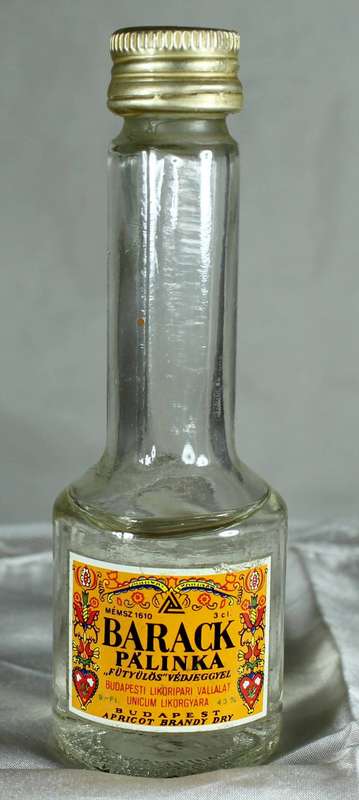 Mini Liquor Bottle - Barack Palinka - Apricot Brandy(30ml)- BID NOW!!!