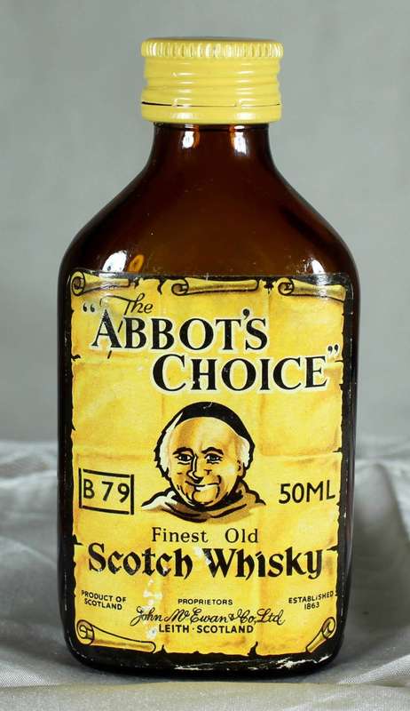 Mini Liquor Bottle - Abbott`s Choice Scotch Whisky (50ml)- BID NOW!!!