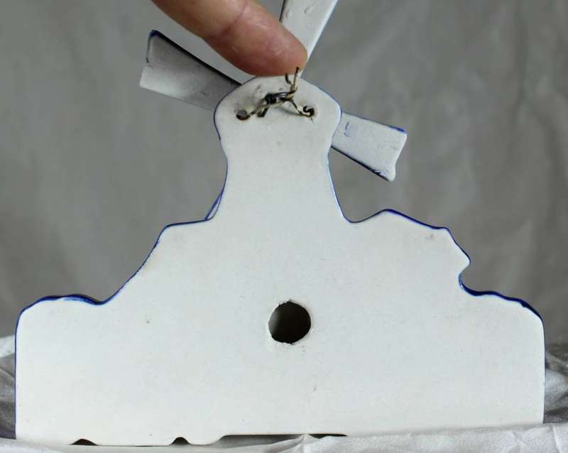 Delft look windmill hanging spoon rack