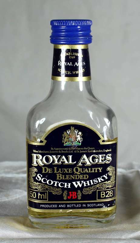 Mini Liquor Bottle -Royal Ages Whisky (50ml) - BID NOW!!!