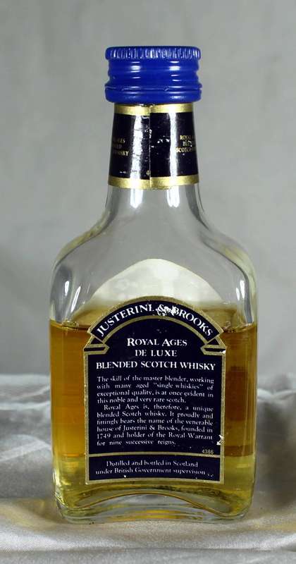 Mini Liquor Bottle -Royal Ages Whisky (50ml) - BID NOW!!!