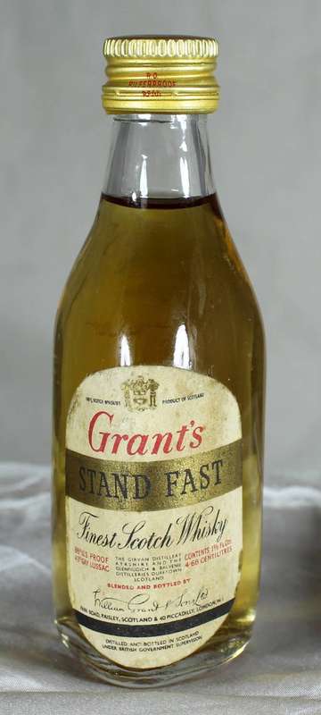 Mini Liquor Bottle - Grants Scotch Whisky(50ml) - BID NOW!!!